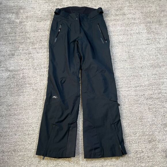 KJUS Formula Black Dermizax Adjustable Waist Polyester Insulated Snowpants - Picture 1 of 8